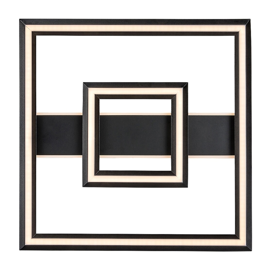 Rabalux - Plafón LED LED/48W/230V 3000K negro