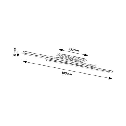 Rabalux - Plafón LED LED/21W/230V 4000K haya