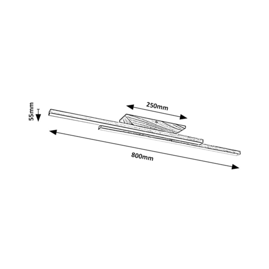 Rabalux - Plafón LED LED/21W/230V 4000K haya