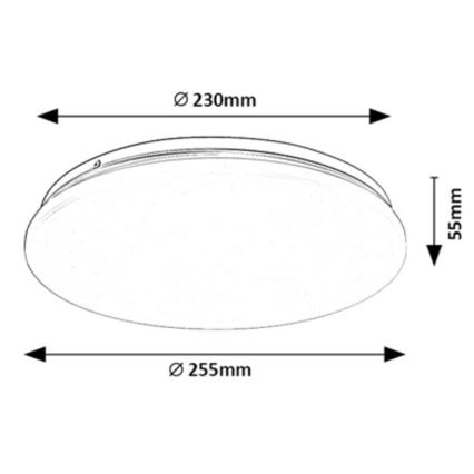 Rabalux - Plafón LED LED/12W/230V 3000K 25 cm