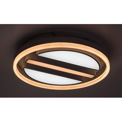 Rabalux - Lámpara de techo LED regulable LED/55W/230V Ø 40 cm + mando a distancia