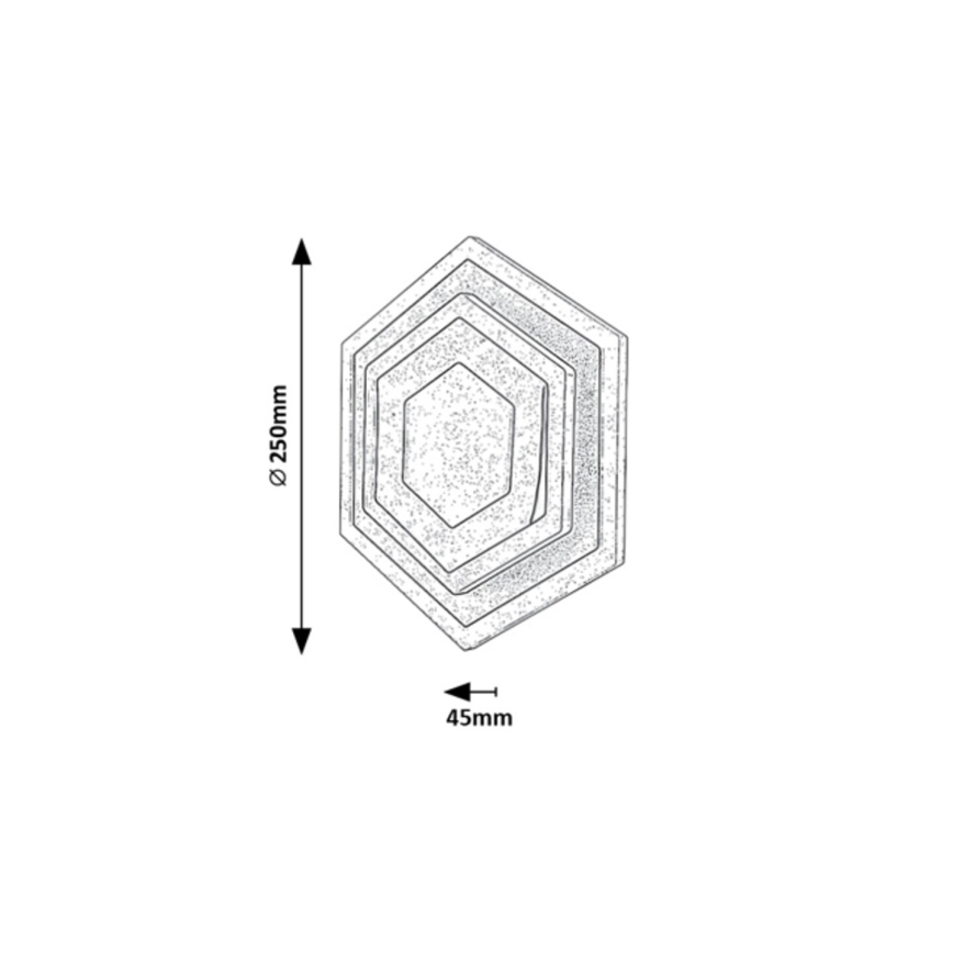 Rabalux - Plafón LED LED/23W/230V 3000/6000K