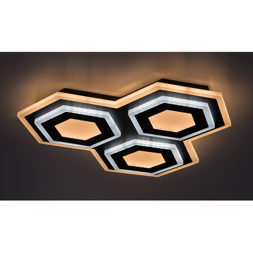 Rabalux - Plafón LED regulable LED/72W/230V 3000/6000K 41,5x41,5 cm + control remoto