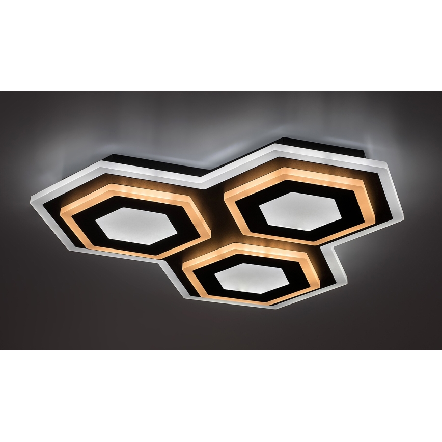 Rabalux - Plafón LED regulable LED/72W/230V 3000/6000K + control remoto