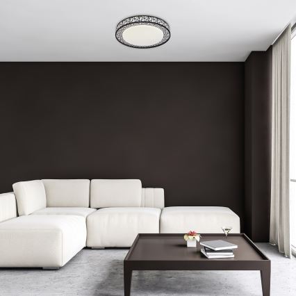 Rabalux - Luminaria de techo LED regulable 48W/230V 3000-6500K + mando a distancia Ø 49 cm