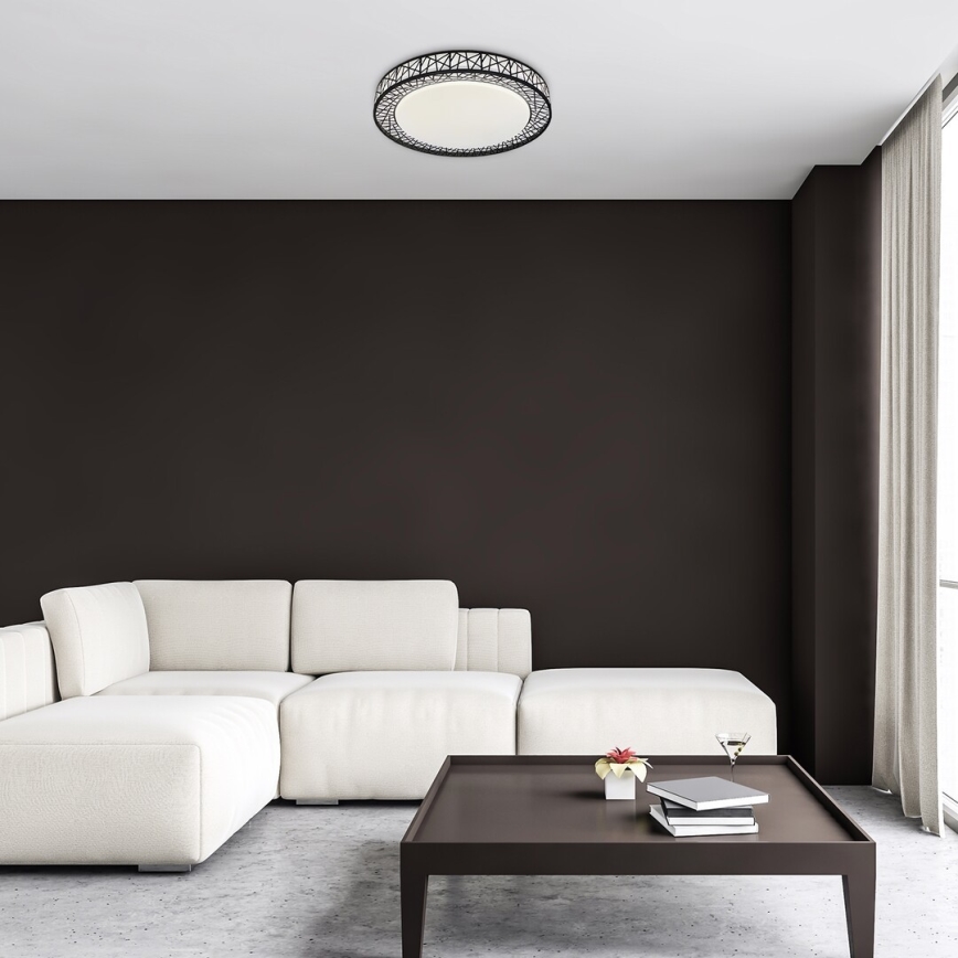 Rabalux - Luminaria de techo LED regulable 48W/230V 3000-6500K + mando a distancia Ø 49 cm