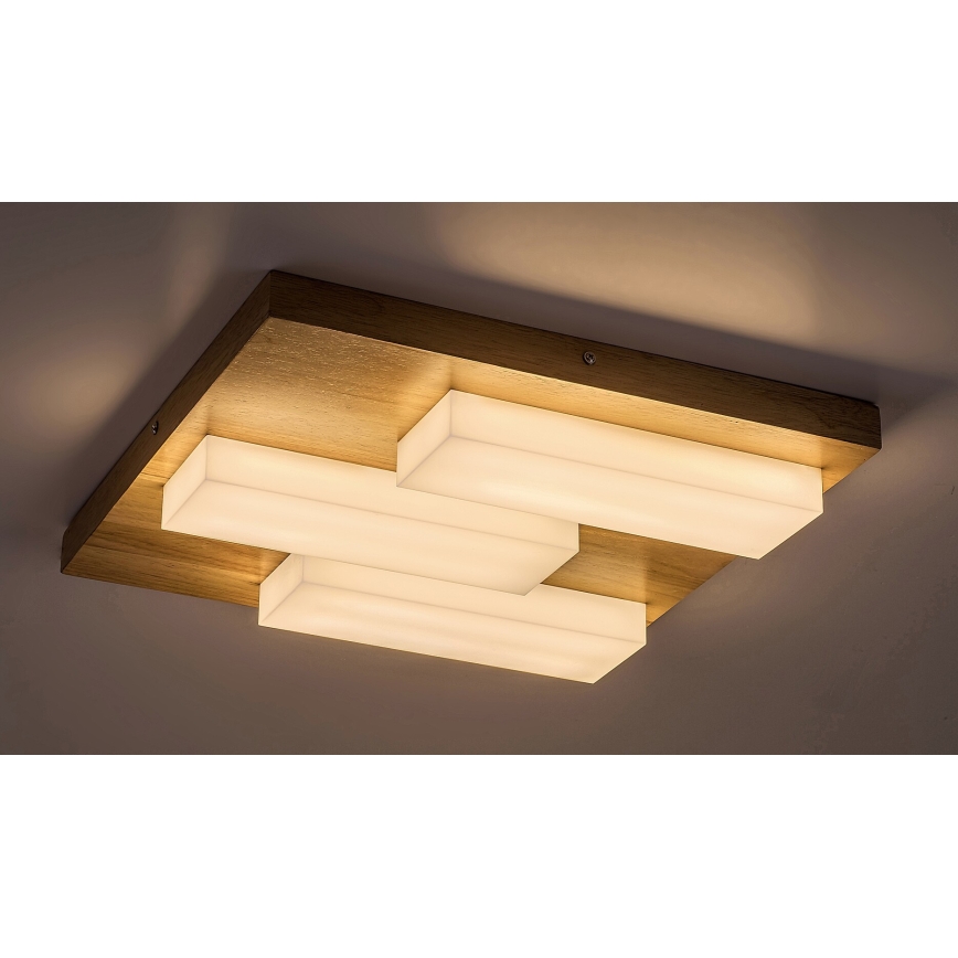 Rabalux - Plafón LED LED/30W/230V 3000K roble 40x40 cm
