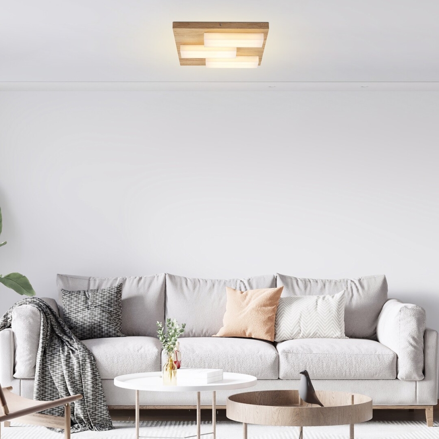 Rabalux - Plafón LED LED/30W/230V 3000K roble 40x40 cm