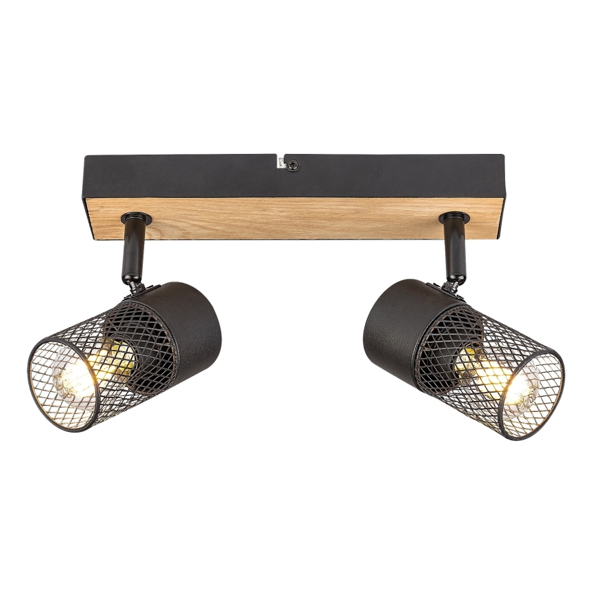 Rabalux - Foco 2xE14/40W/230V roble