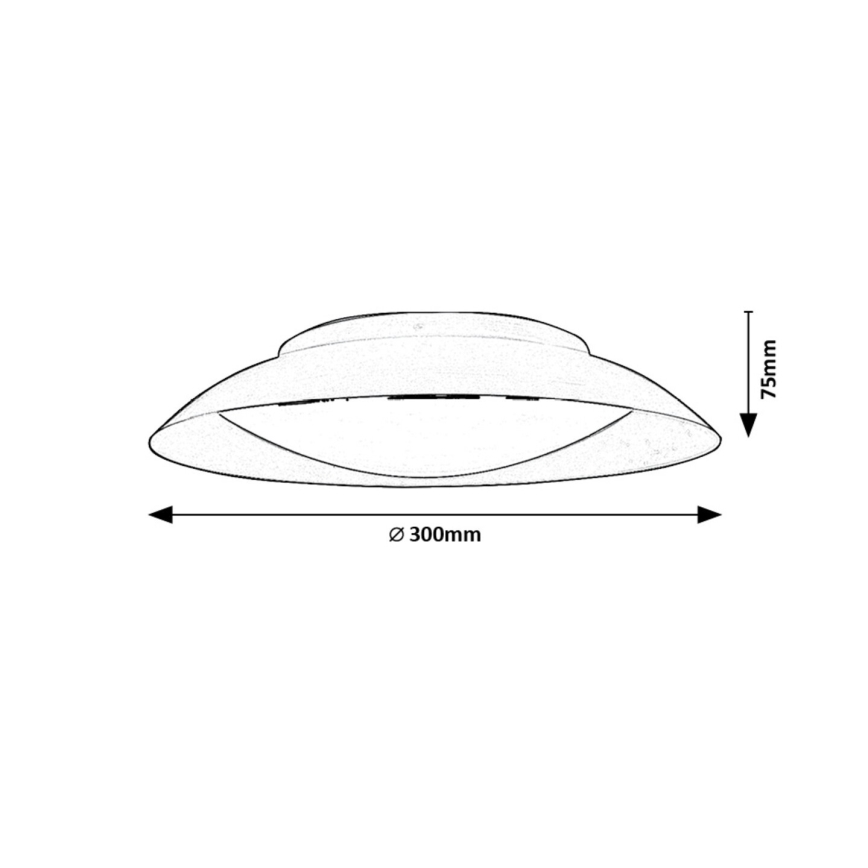 Rabalux - Plafón LED LED/20W/230V 3000K diá. 30 cm