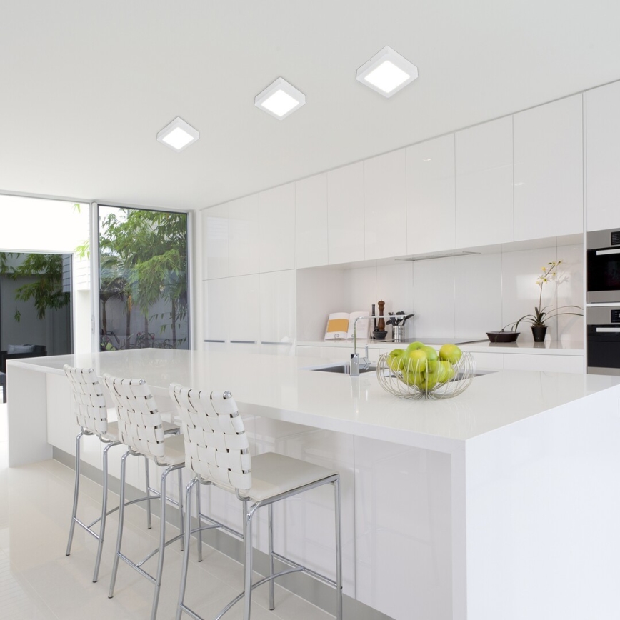 Rabalux - Plafón LED LED/24W/230V 4000K 22x22 cm blanco