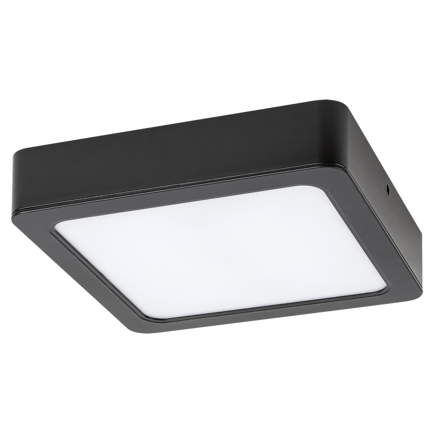 Rabalux - Plafón LED LED/7W/230V 4000K 12x12 cm negro