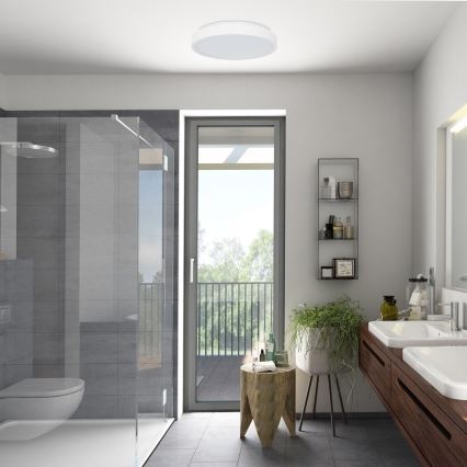 Rabalux - Plafón LED de baño LED/48W/230V IP44 4000K diá. 42 cm blanco