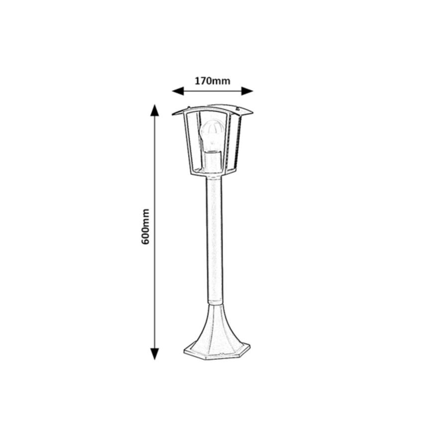 Rabalux - Lámpara de exterior 1xE27/15W/230V IP44