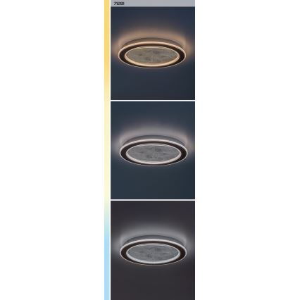 Rabalux - Luminaria de techo LED regulable 24W/230V 3000–6500K Ø 40 cm + mando a distancia