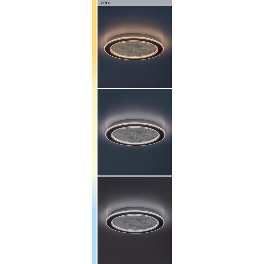 Rabalux - Luminaria de techo LED regulable 24W/230V 3000–6500K Ø 40 cm + mando a distancia