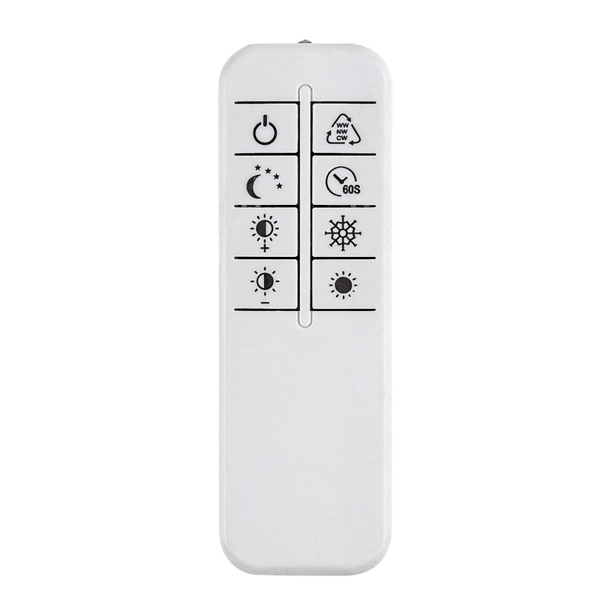 Rabalux - Lámpara de techo LED regulable LED/34W/230V 3000-6500K Ø 51 cm + mando a distancia