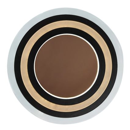 Rabalux - Plafón LED regulable LED/56W/230V 3000/4000/6000K cromo mate/negro + mando a distancia Ø 45 cm