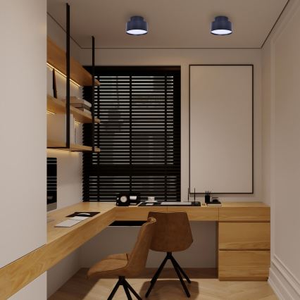 Rabalux - Plafón LED 24W/230V 3000K negro, Ø 14 cm