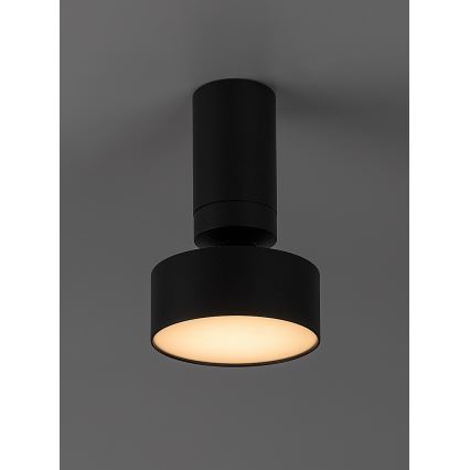 Rabalux - Plafón LED de techo 10 W/230 V 3000 K negro Ø 11 cm