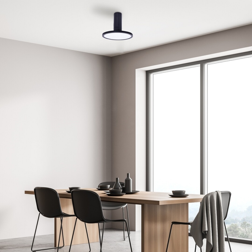 Rabalux - Plafón LED LED/20W/230V 3000K negro