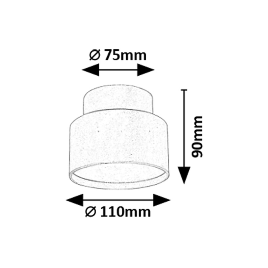 Rabalux - Lámpara de techo LED/16W/230V 3000K blanca Ø 11 cm