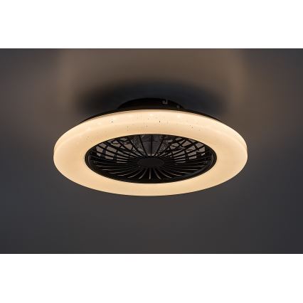 Rabalux - Lámpara de techo LED regulable con ventilador LED/48W/230V 3000-6500K + mando a distancia