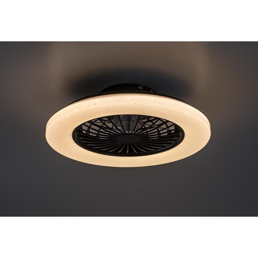 Rabalux - Lámpara de techo LED regulable con ventilador LED/48W/230V 3000-6500K + mando a distancia