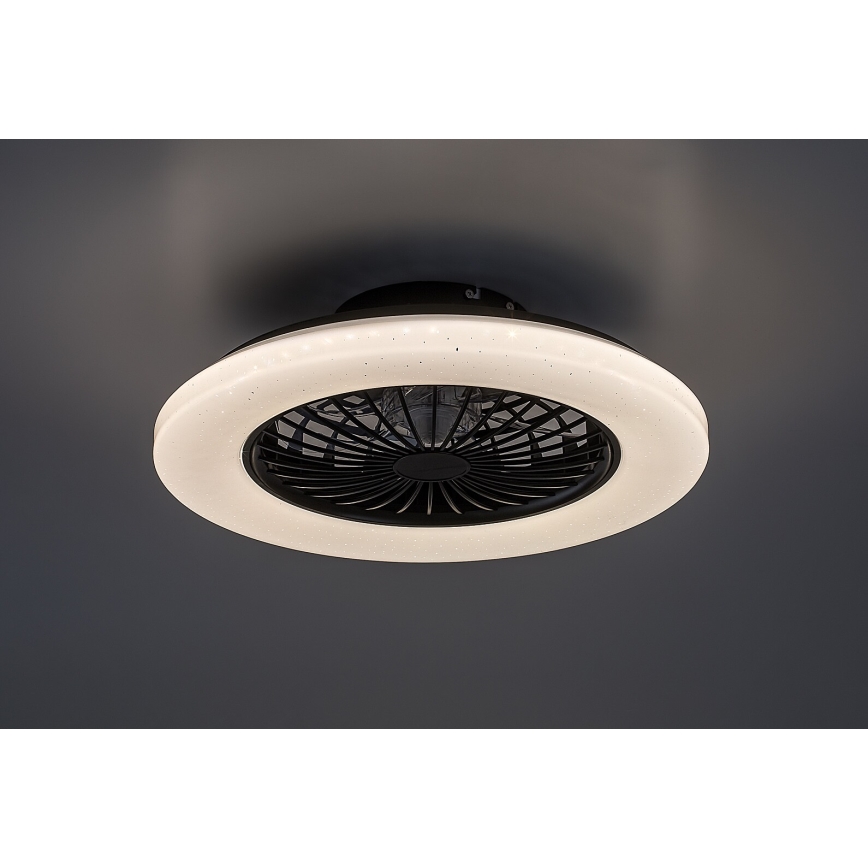 Rabalux - Lámpara de techo LED regulable con ventilador LED/48W/230V 3000-6500K + mando a distancia