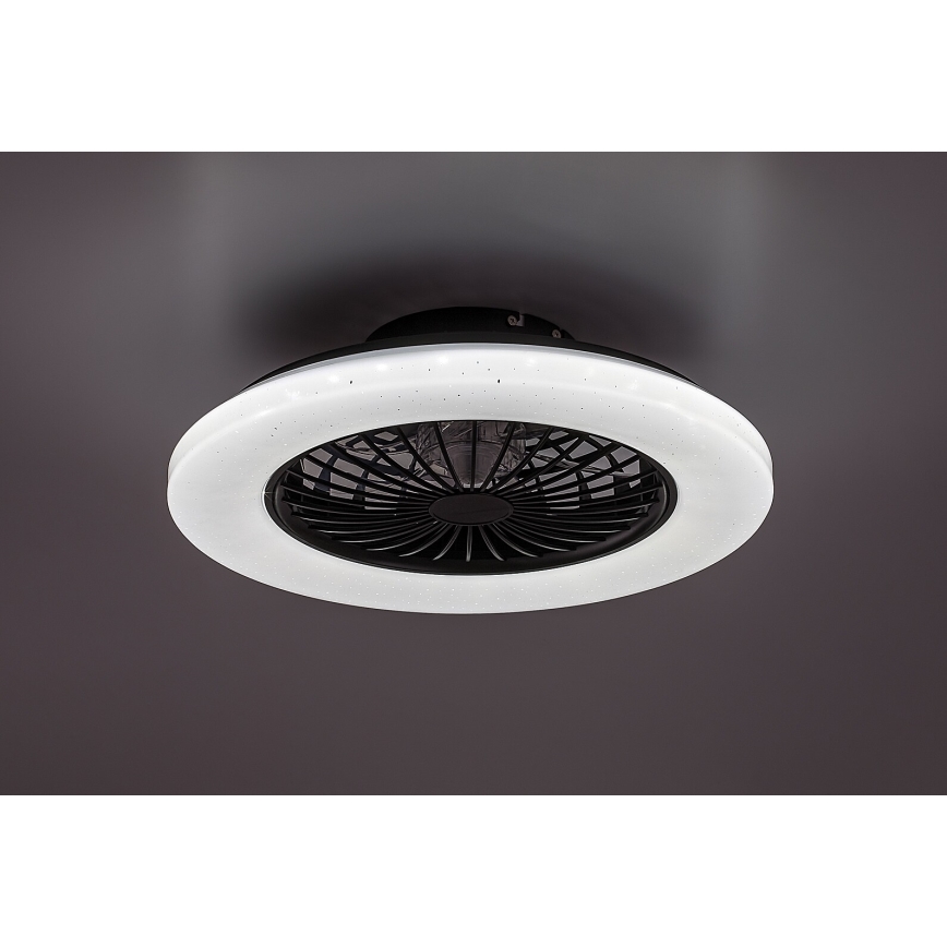 Rabalux - Lámpara de techo LED regulable con ventilador LED/48W/230V 3000-6500K + mando a distancia