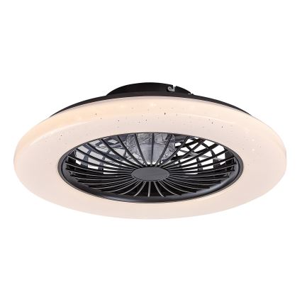 Rabalux - Lámpara de techo LED regulable con ventilador LED/48W/230V 3000-6500K + mando a distancia