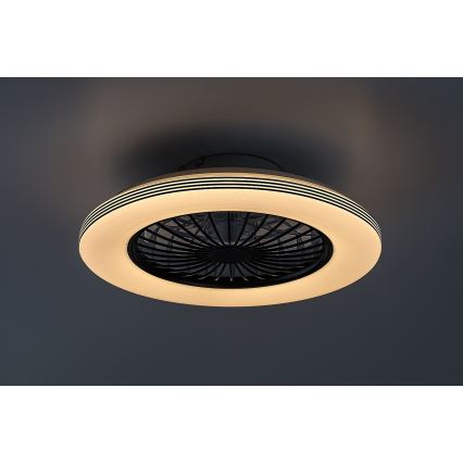 Rabalux - Lámpara de techo LED regulable con ventilador LED/48W/230V 3000-6500K + mando a distancia