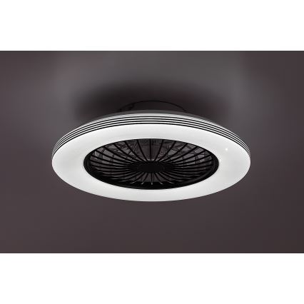 Rabalux - Lámpara de techo LED regulable con ventilador LED/48W/230V 3000-6500K + mando a distancia