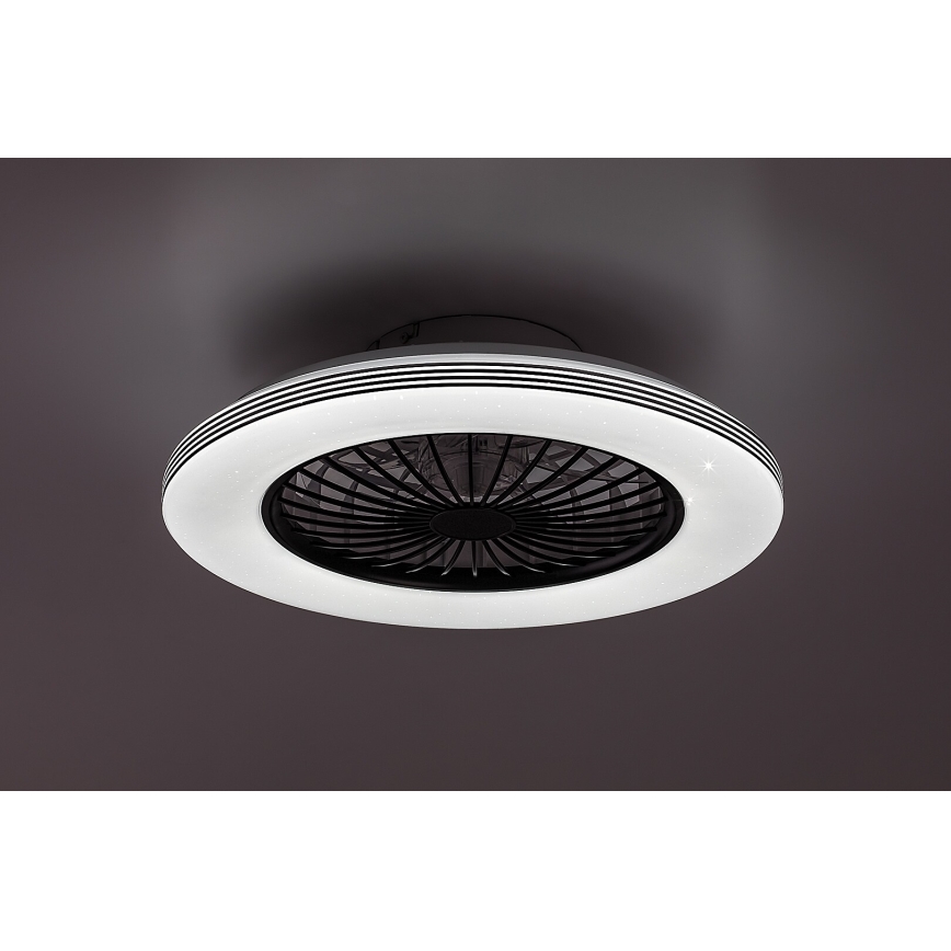 Rabalux - Lámpara de techo LED regulable con ventilador LED/48W/230V 3000-6500K + mando a distancia