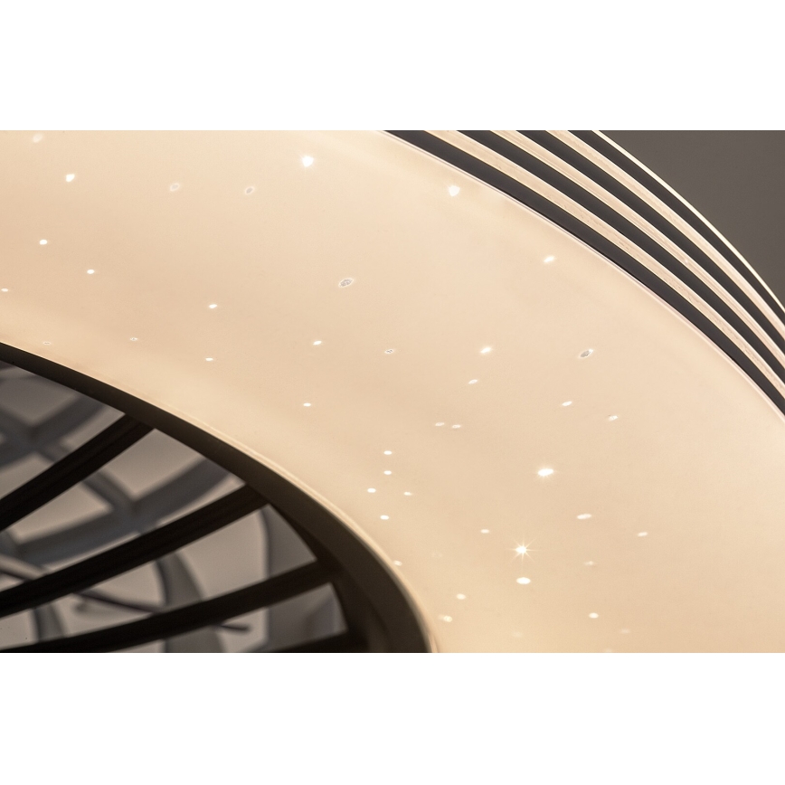 Rabalux - Lámpara de techo LED regulable con ventilador LED/48W/230V 3000-6500K + mando a distancia