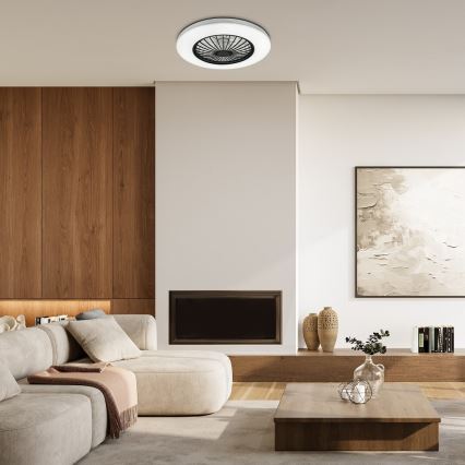 Rabalux - LED Plafón regulable con ventilador LED/48W/230V 3000-6500K + control remoto