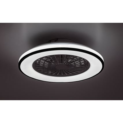Rabalux - Lámpara de techo LED regulable con ventilador LED/48W/230V 3000-6500K + mando a distancia