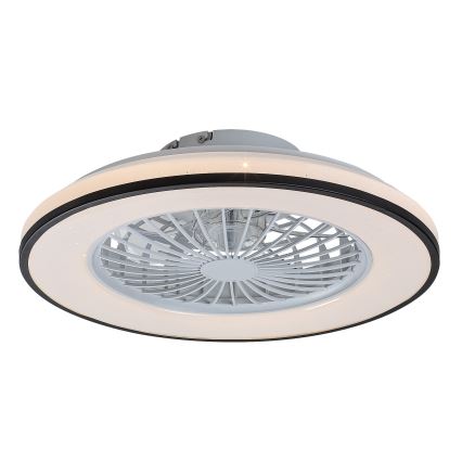Rabalux - Lámpara de techo LED regulable con ventilador LED/48W/230V 3000-6500K + mando a distancia