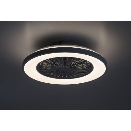 Rabalux - Lámpara de techo LED regulable con ventilador LED/48W/230V 3000-6500K + mando a distancia