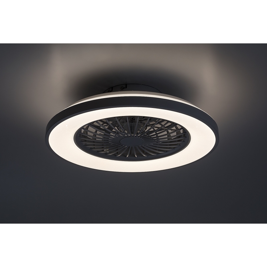 Rabalux - LED Plafón regulable con ventilador LED/48W/230V 3000-6500K + control remoto
