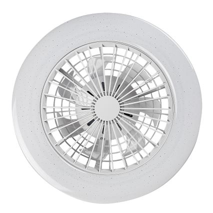 Rabalux - Lámpara de techo LED RGB regulable con ventilador LED/48W/230V 3000-6500K + mando a distancia