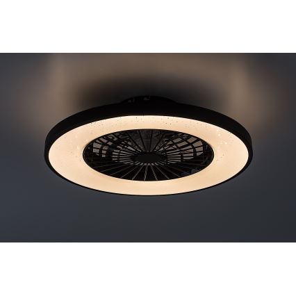 Rabalux - Lámpara de techo LED regulable con ventilador LED/72W/230V 3000-6500K + mando a distancia