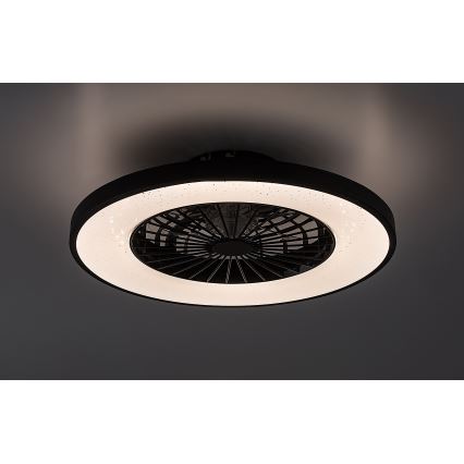 Rabalux - Lámpara de techo LED regulable con ventilador LED/72W/230V 3000-6500K + mando a distancia