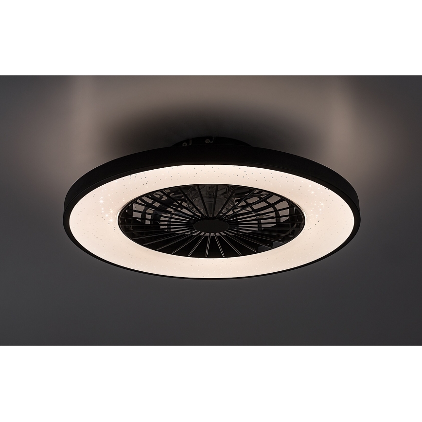 Rabalux - Lámpara de techo LED regulable con ventilador LED/72W/230V 3000-6500K + mando a distancia
