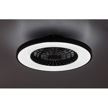 Rabalux - Lámpara de techo LED regulable con ventilador LED/72W/230V 3000-6500K + mando a distancia