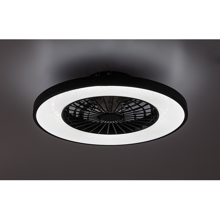 Rabalux - Lámpara de techo LED regulable con ventilador LED/72W/230V 3000-6500K + mando a distancia