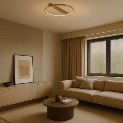 Rabalux - Lámpara de techo LED LED/45W/230V 3000K 50x55 cm dorada