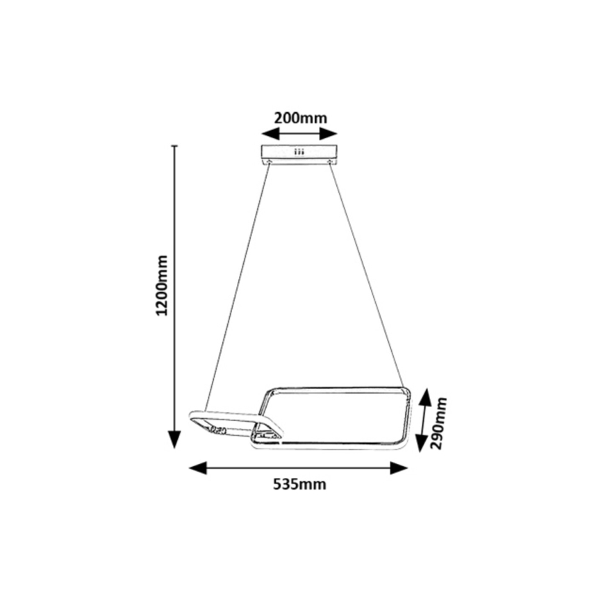 Rabalux - Lámpara de techo LED LED/36W/230V 4000K