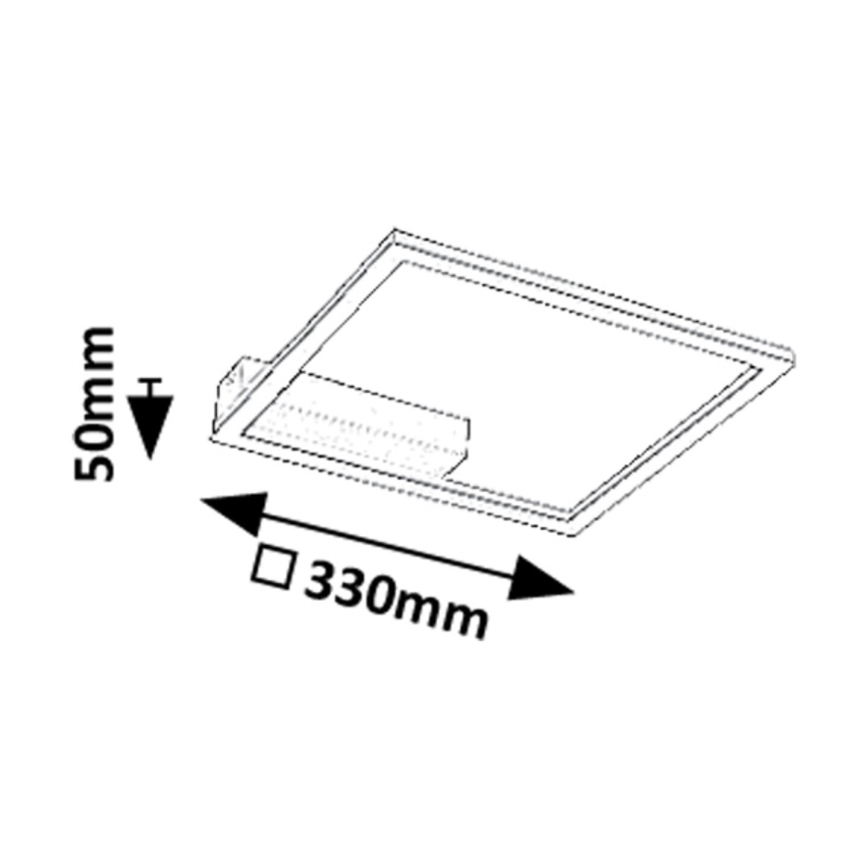 Rabalux - Plafón LED LED/24W/230V 3000K