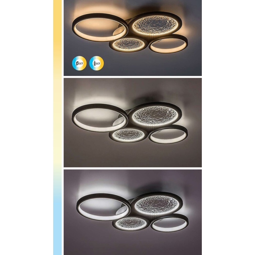 Rabalux - Plafón LED regulable LED/40W/230V 3000-6500K + control remoto